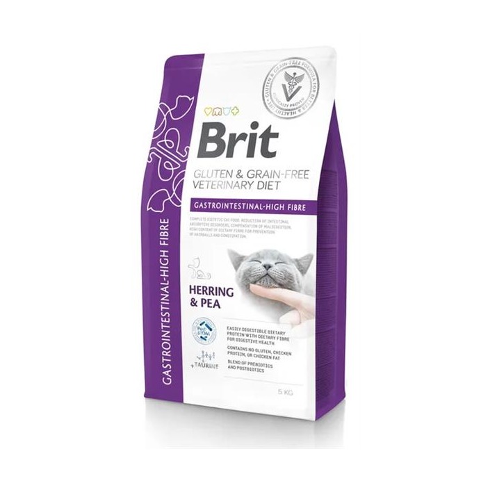 Brit Veterinary Diets GF cat Gastrointestinal High Fibre 5 kg